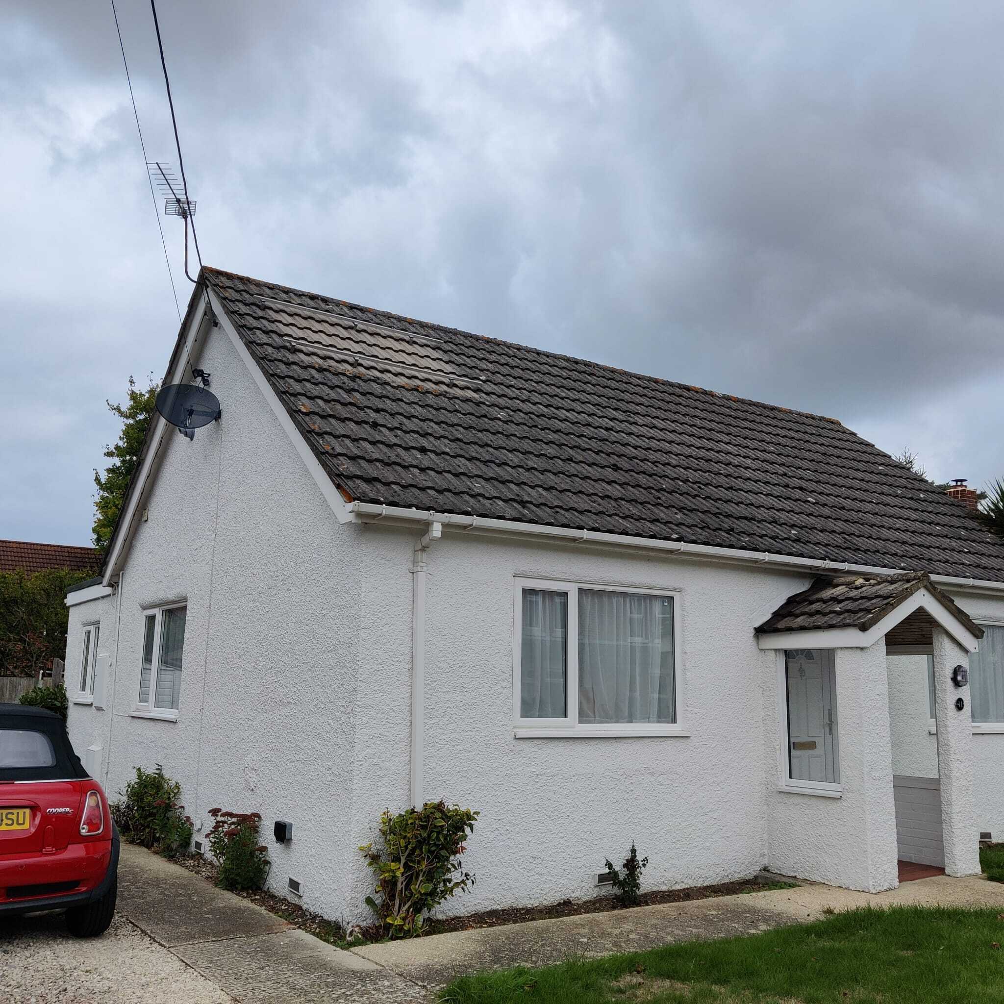 Exterior painting house rendering Southern England